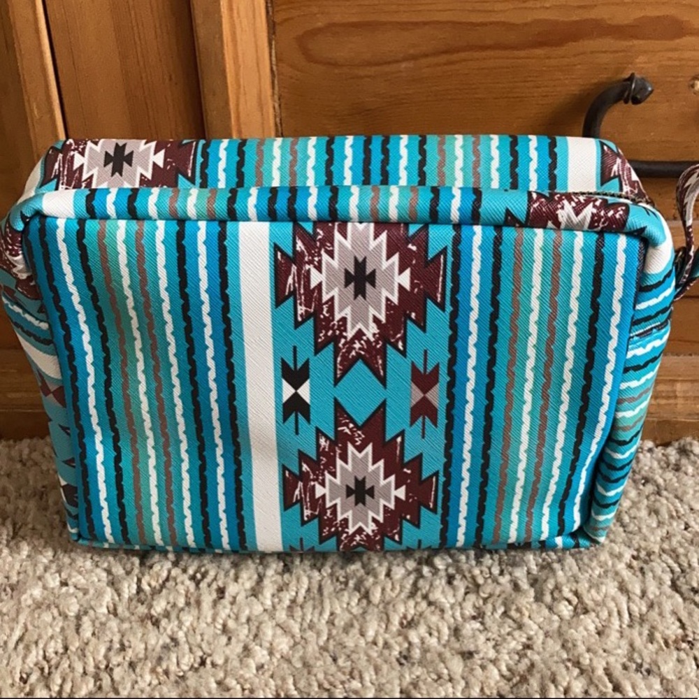 Southwest Aztec cosmetic case